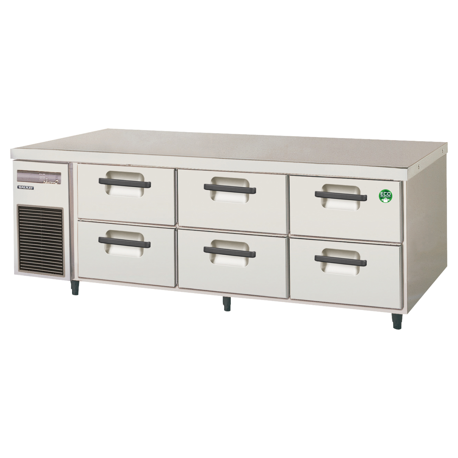 LBW-166FX - ドロワーテーブル冷凍庫（コールドテーブル） - フクシマ