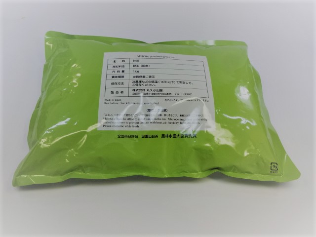 丸久小山園 抹茶 薄茶 青嵐 1kg袋 茶道具・古道具・古美術・韓国