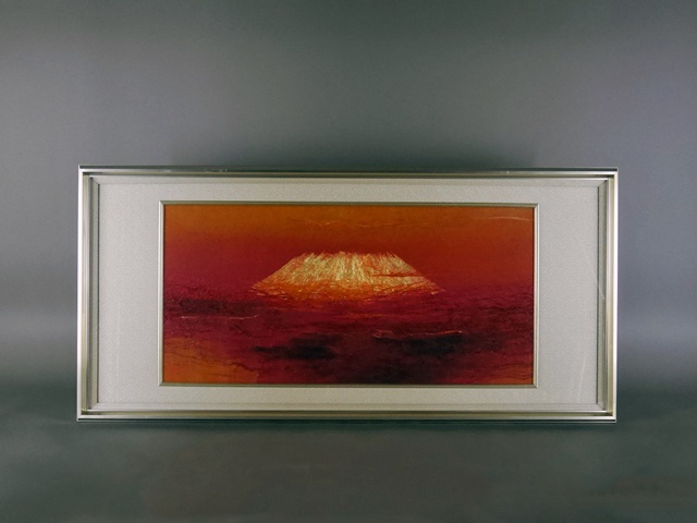 東京都 台東区で｢山内一生｣の小原和紙工芸（貼絵）を買取らせて頂き