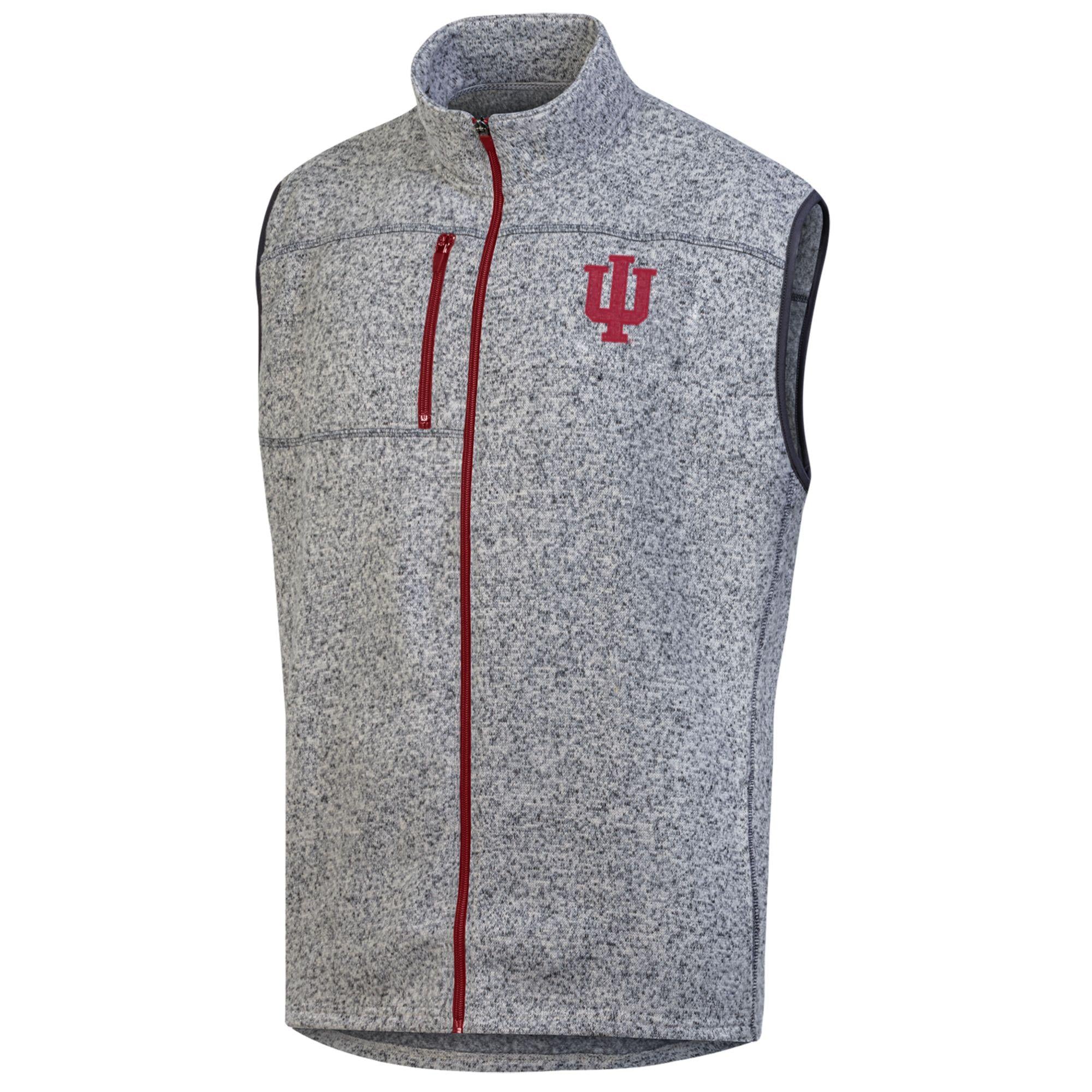 Indiana Hoosiers Arctic Fleece Vest – Heathered Charcoal – Gameday