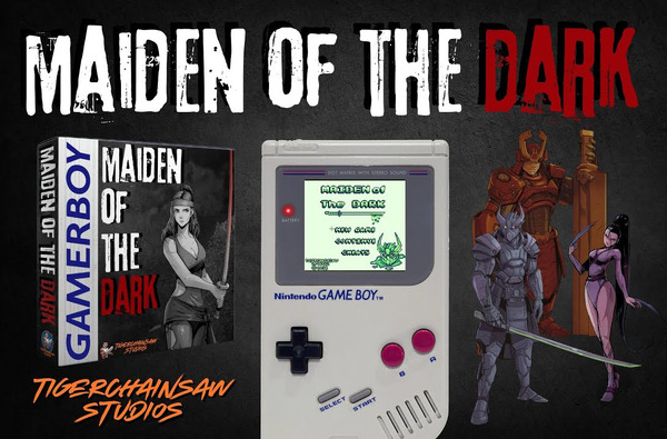 ゲームボーイ向け新作アクションゲーム『Maiden of the Dark