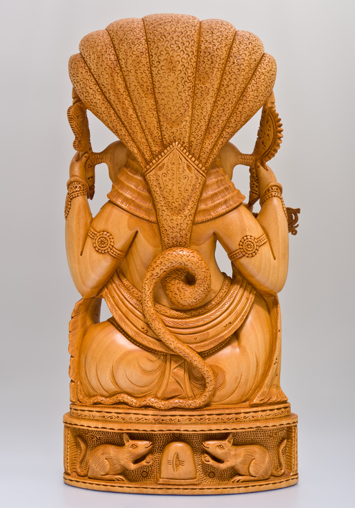 木彫りガネーシャ神像 | ガネーシャ神と開運グッズ