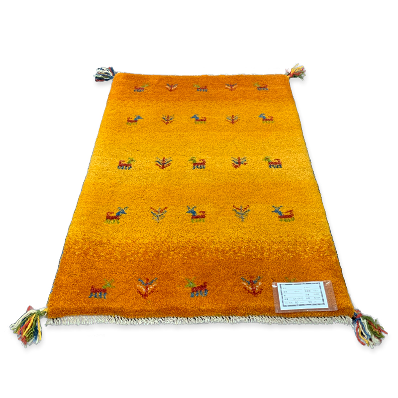GA10075 ギャッベ 手織り ペルシャ絨毯 60×90 | じゅうたん売場