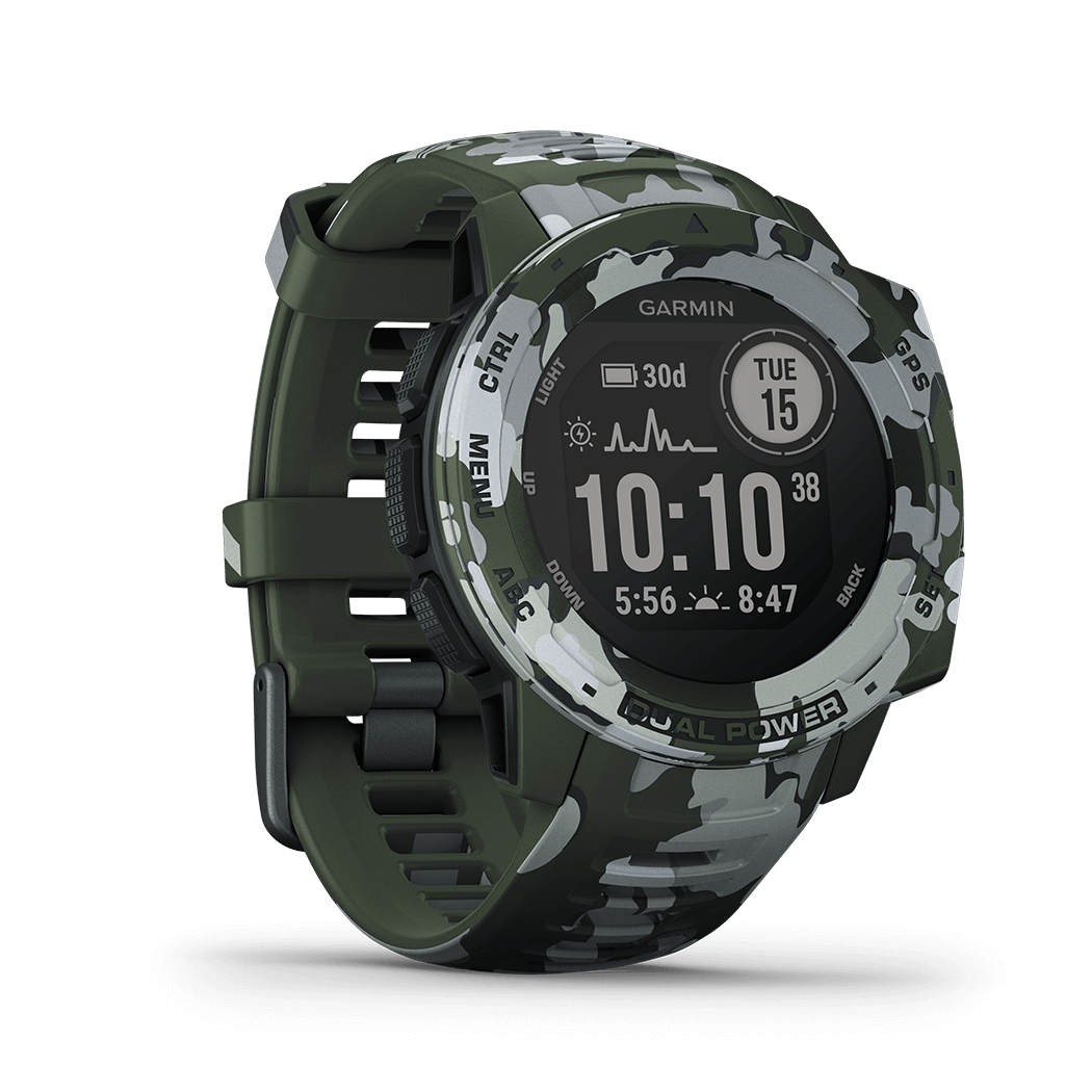 Instinct Dual Power Camo Edition | スマートウォッチ | Garmin 日本