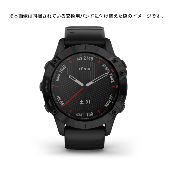 fēnix 6 Sapphire Black DLC Nylon band | スポーツ＆アウトドア