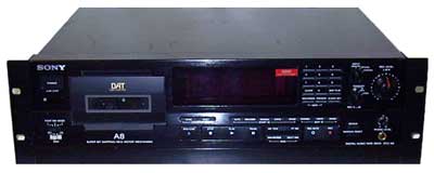 Sony DTC-A8 DAT digital master recorder. Free data sheet by GB Audio