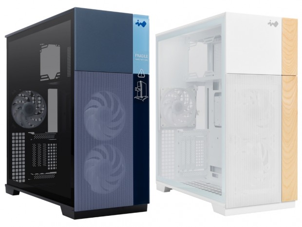 フロントパネルを左右入れ替えられるフルタワーPCケース、In Win「F5