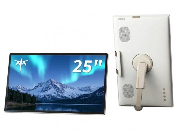 持ち運びもできるAndroid 14搭載25型スマートディスプレイ、KTC