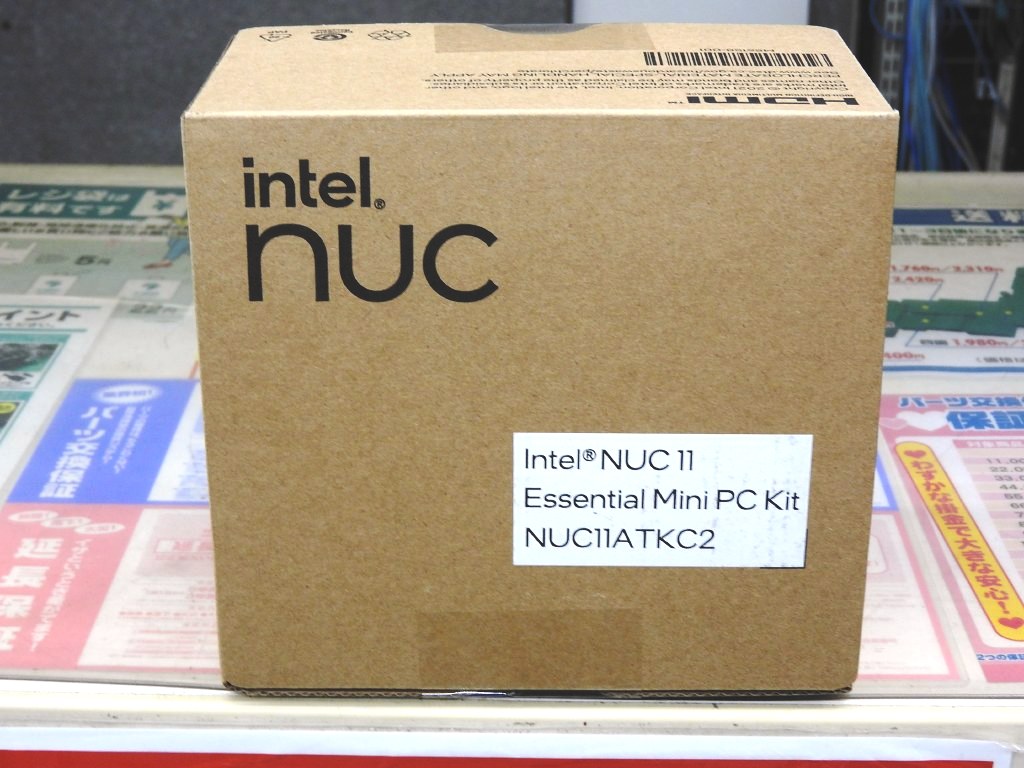 20,800円で買える安価なNUCベアボーンキット「Intel NUC 11 Essential