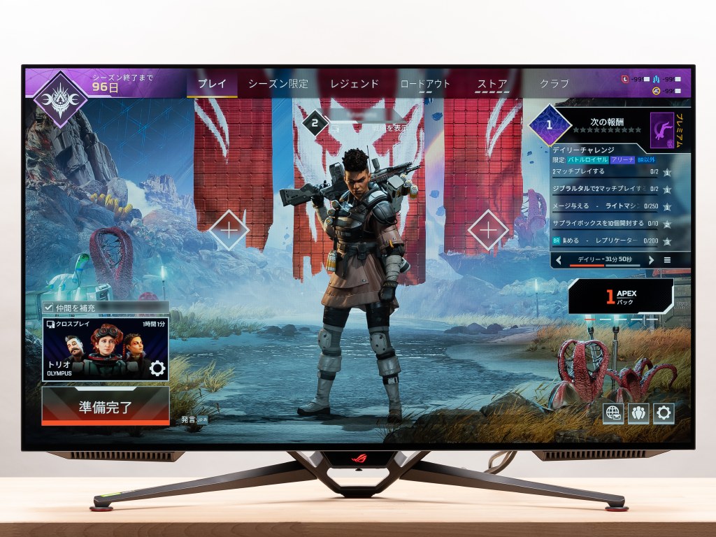 世界初41.5型有機ELで超高速応答。ASUS「ROG Swift OLED PG42UQ」で