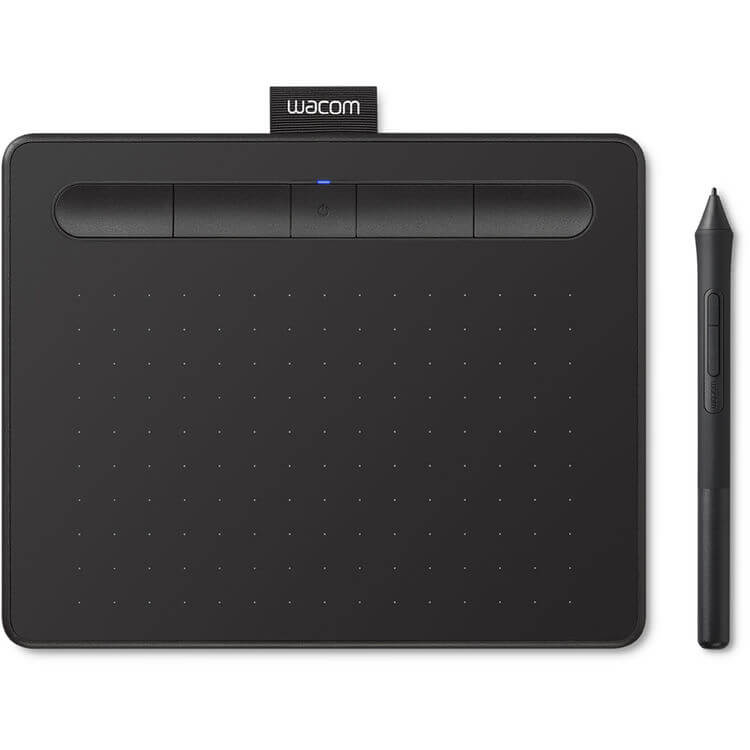 Wacom Intuos Creative Pen Tablet Small Black Bluetooth CTL4100WLK0