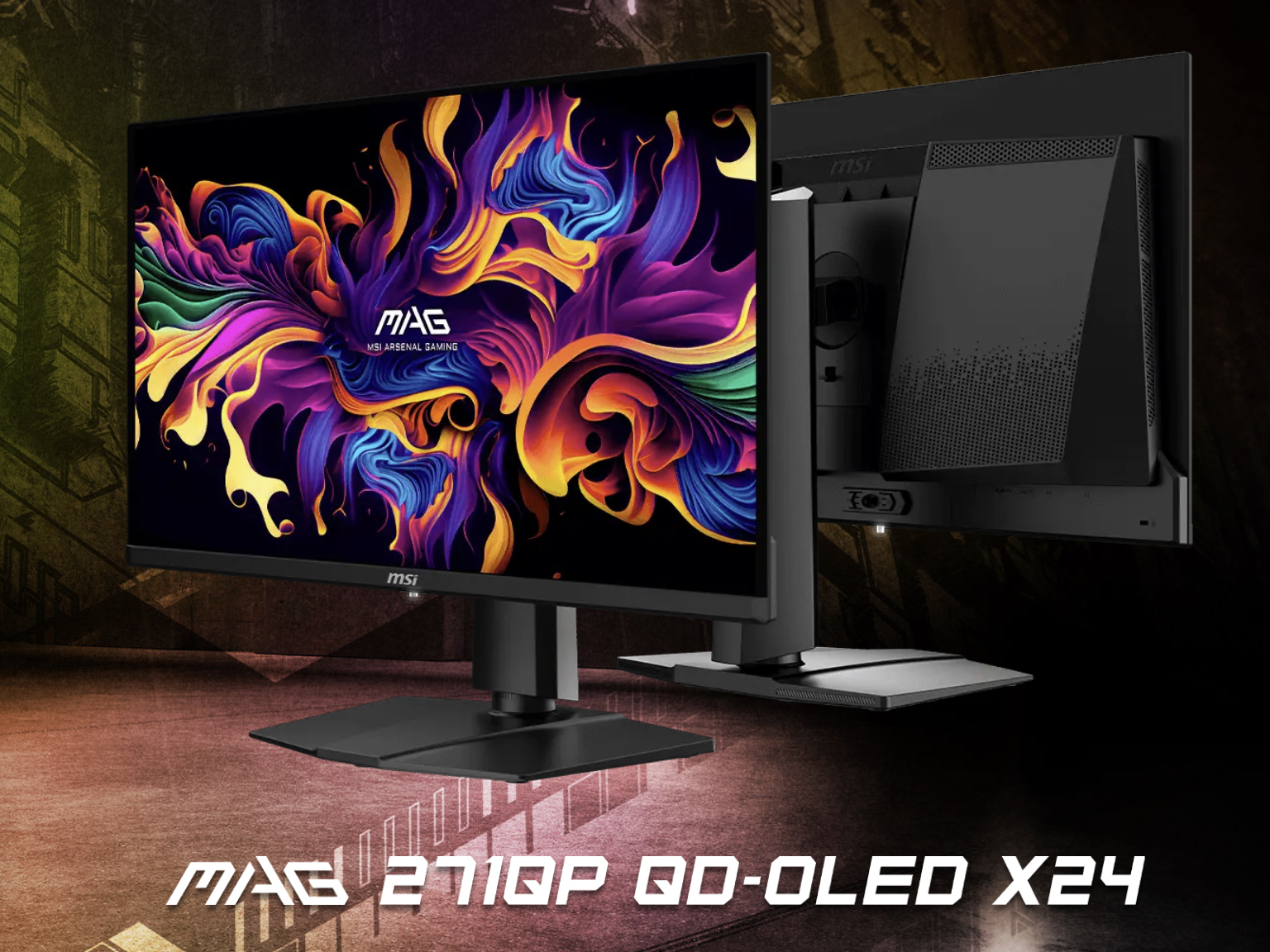 MSI debuts MAG 271QPX X24 QD-OLED gaming monitor with 240Hz