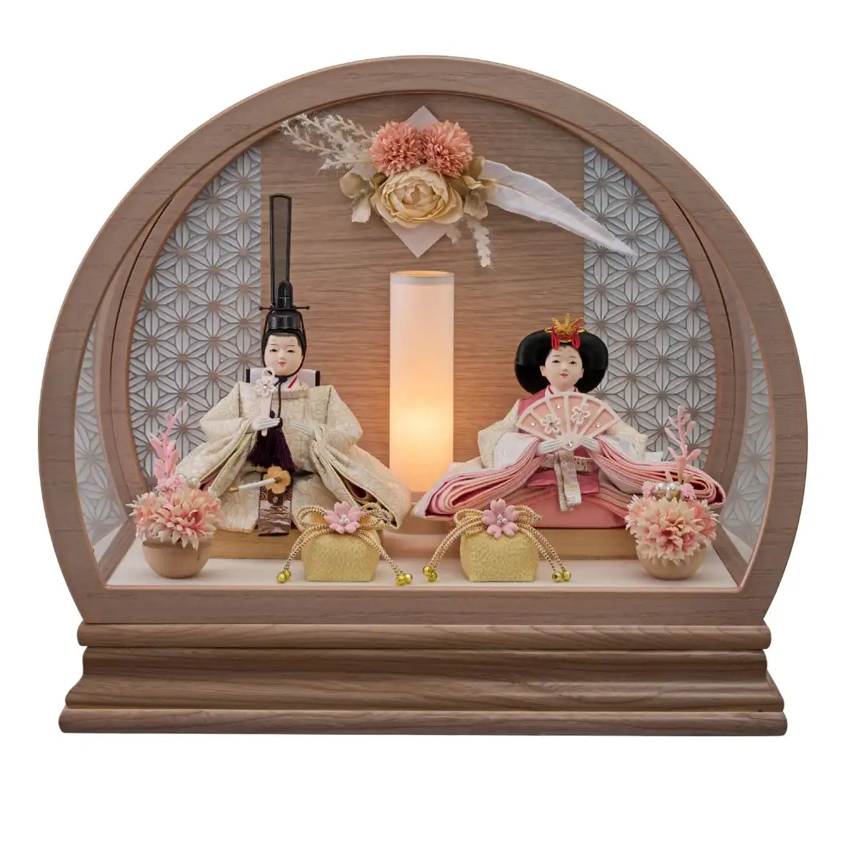 美品】雛人形 アクリルケース入り 完売しました】雛人形 衣裳着親王