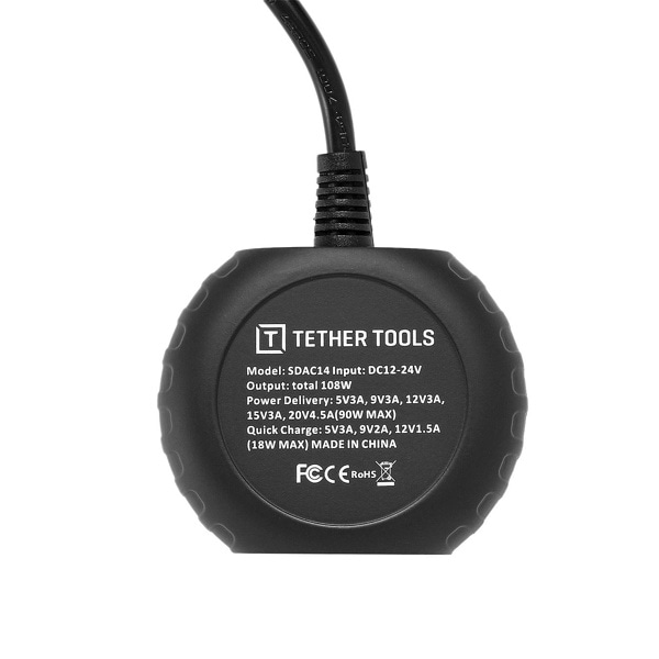 TETHER TOOLS(テザーツールズ) Onsite D-Tap to USB-C PDアダプター
