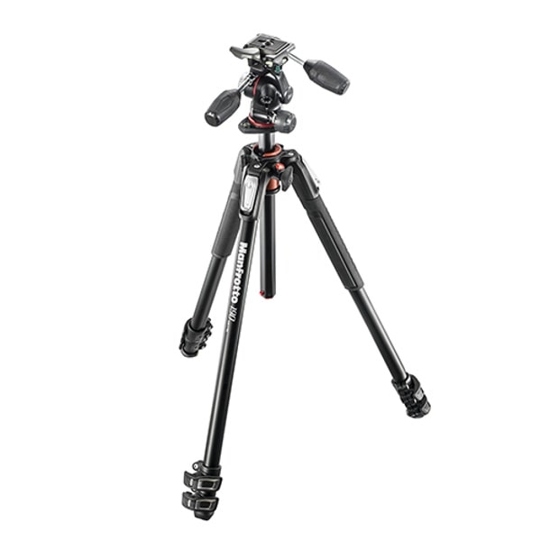 Manfrotto(マンフロット) 190プロアルミニウム三脚3段 +雲台キット