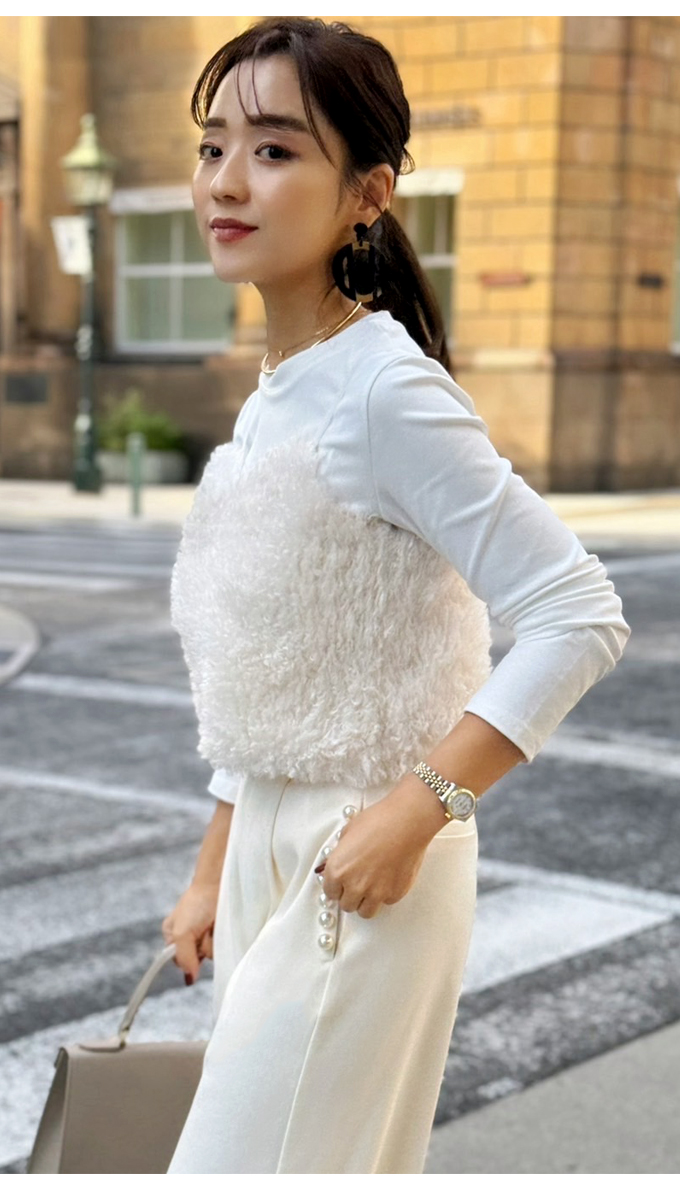 エコファーキャミソール【7h-831-04753】