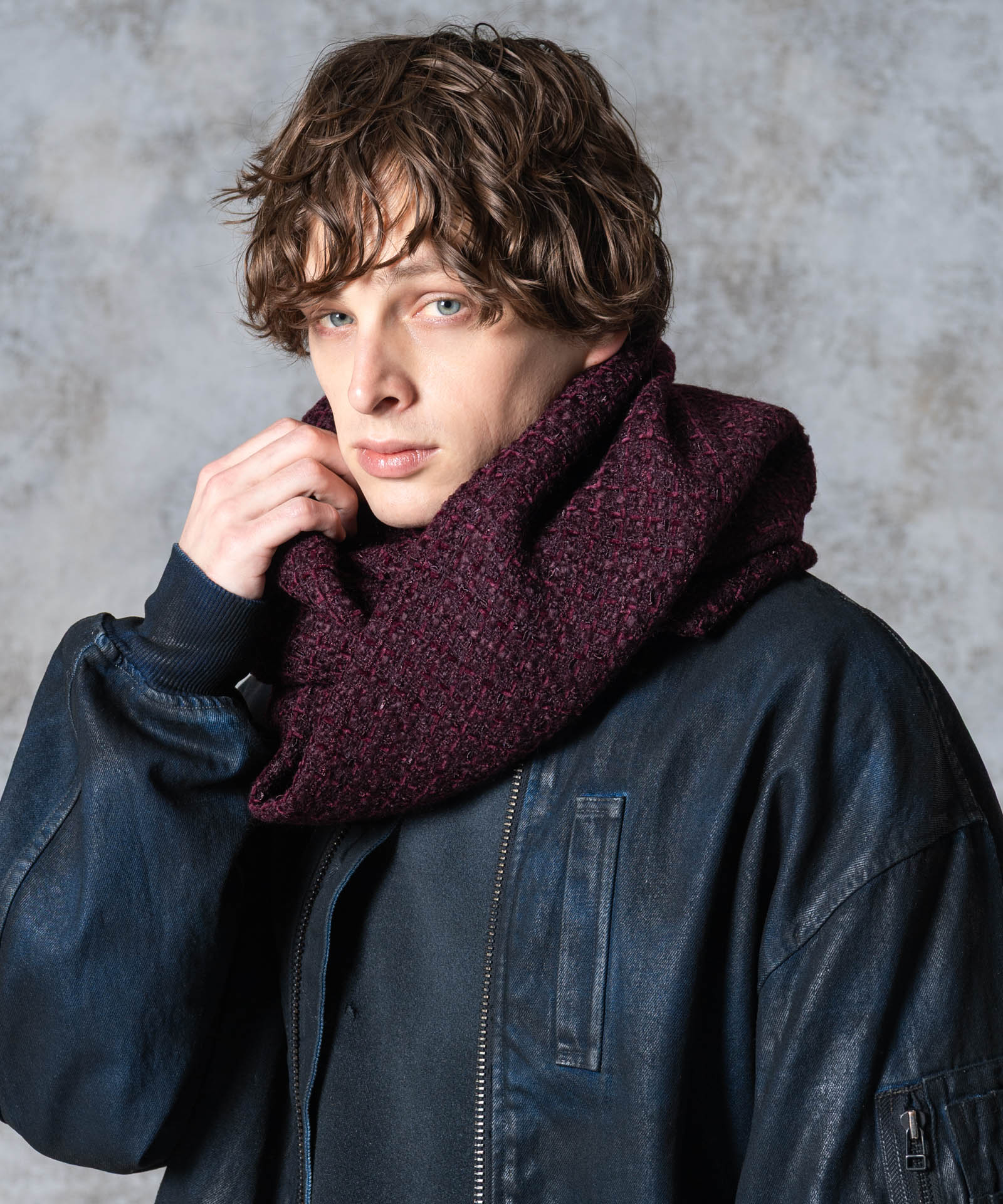 GB0325/AC04 : Hidden Valley Tweed Snood / ヒドゥンバレーツイード
