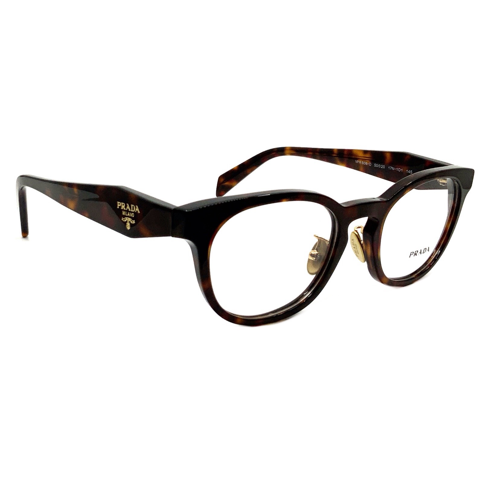 PRADA プラダ メガネ VPR B06VD 17N101 BLACK 50サイズ (在庫なし