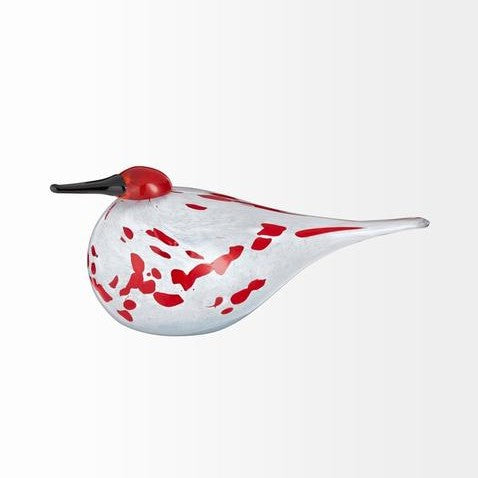 iittala Toikka Red Suokurppa - Toikka Bird Guide – GlassBirds.com