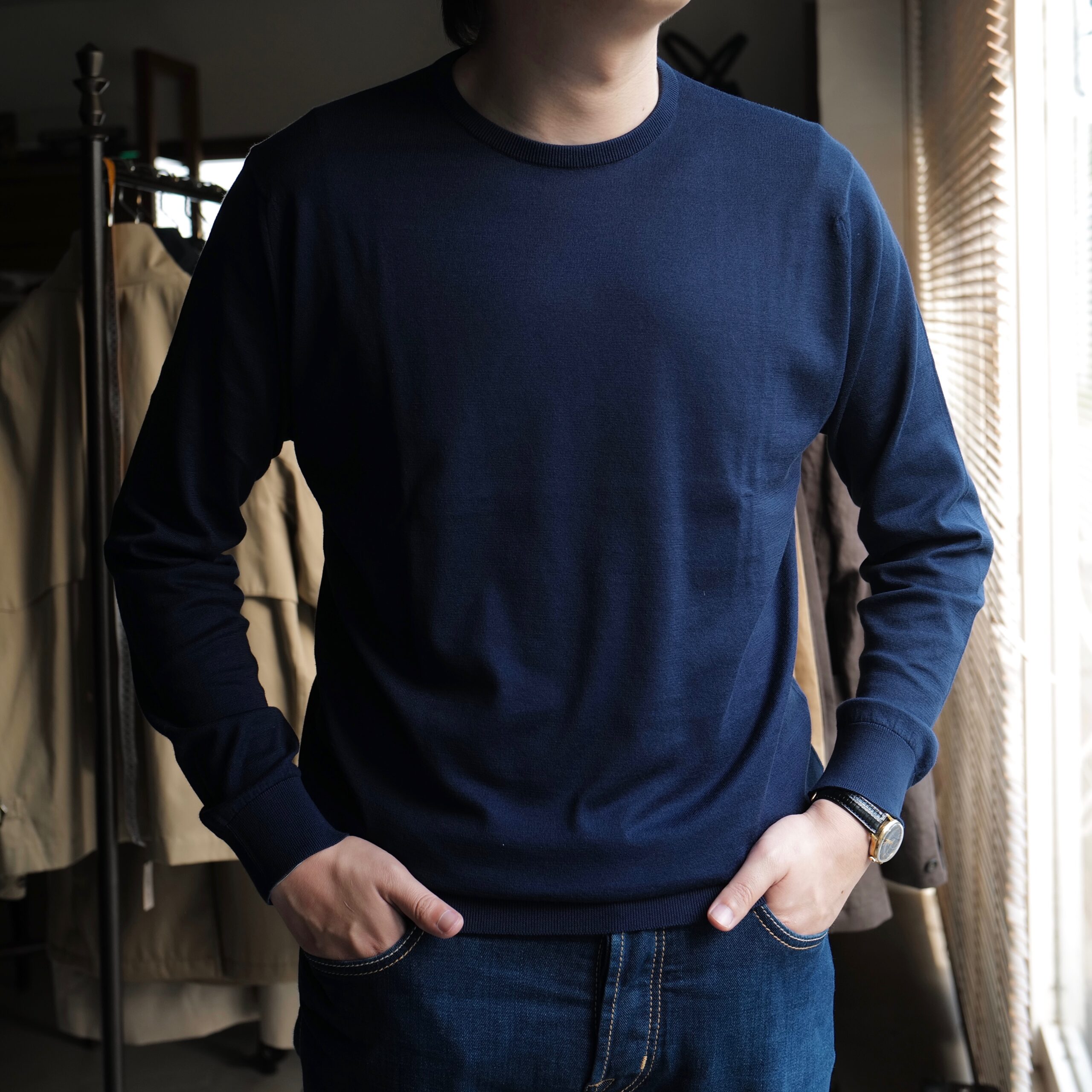 間違いなく重宝してくれる【JOHN SMEDLEY/ジョンスメドレー】のロング