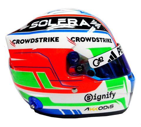 2025 A．K．アントネッリ メルセデスAMG 1/2 ヘルメット F1の