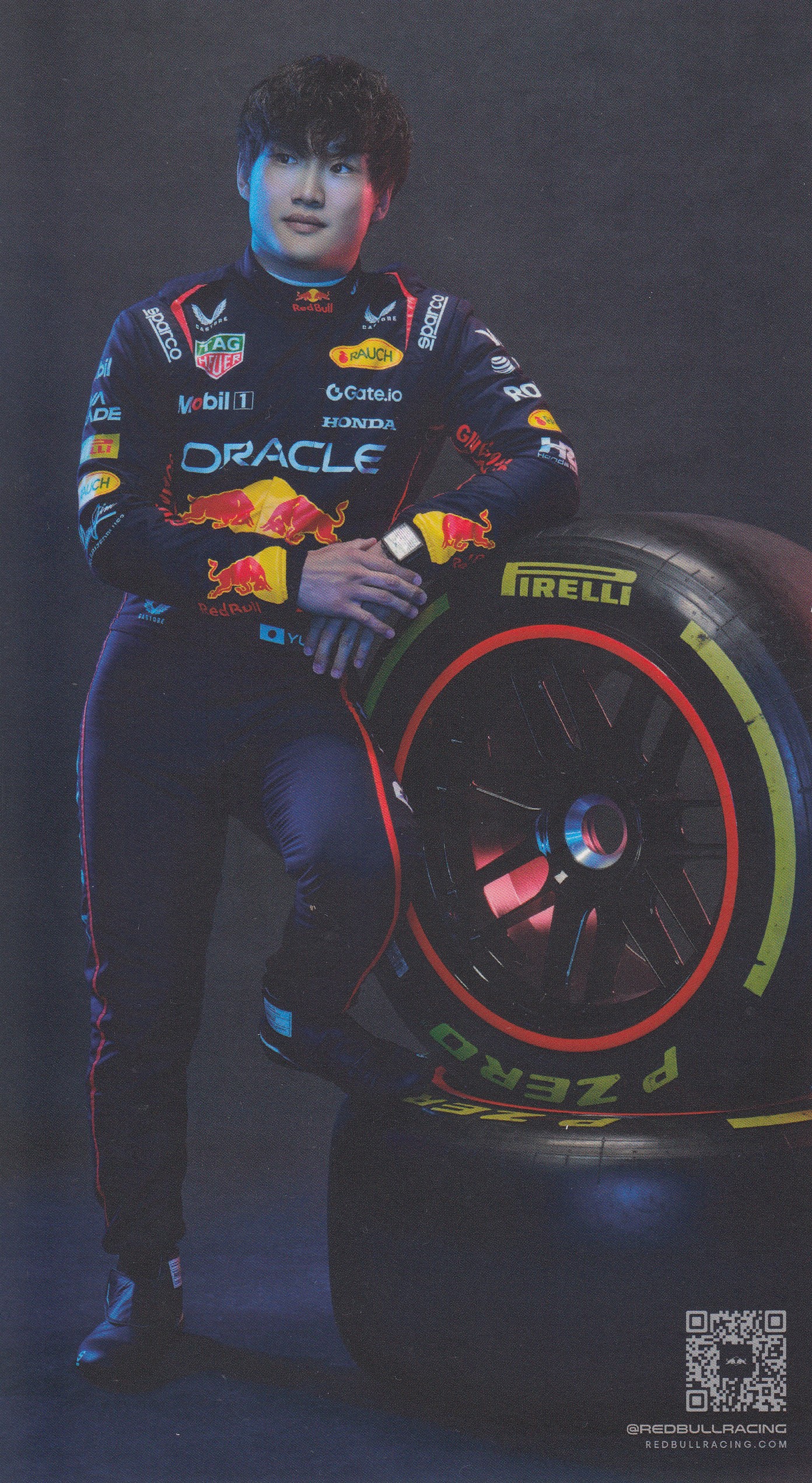 2025 角田裕毅 レーシング・ブルズ ドライバーズカード F1の