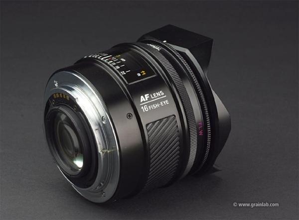 Minolta AF 16mm f/2.8 Fish-Eye - Grainlab