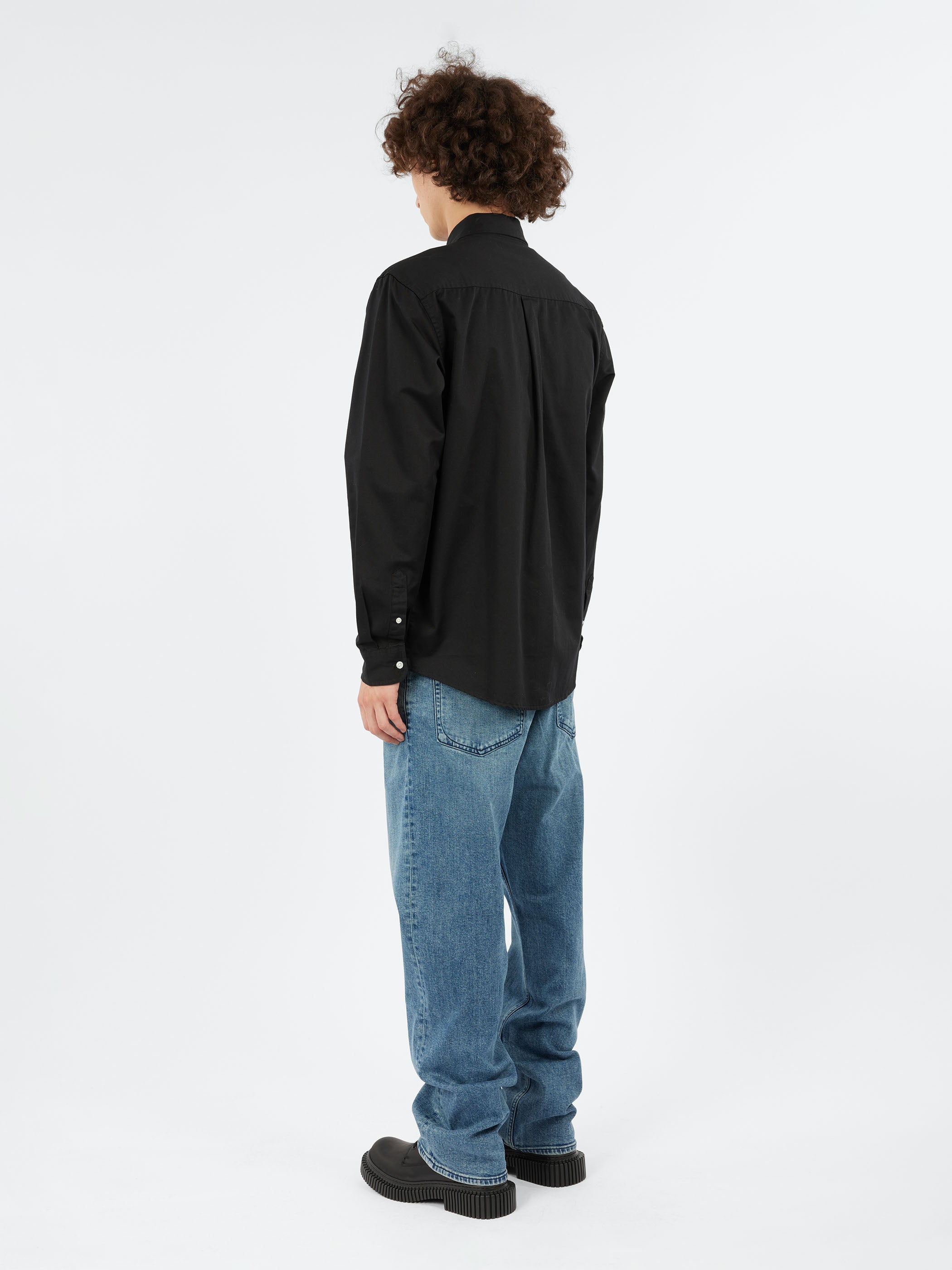 Carhartt WIP - L/S Madison Shirt in Black/Wax – gravitypope