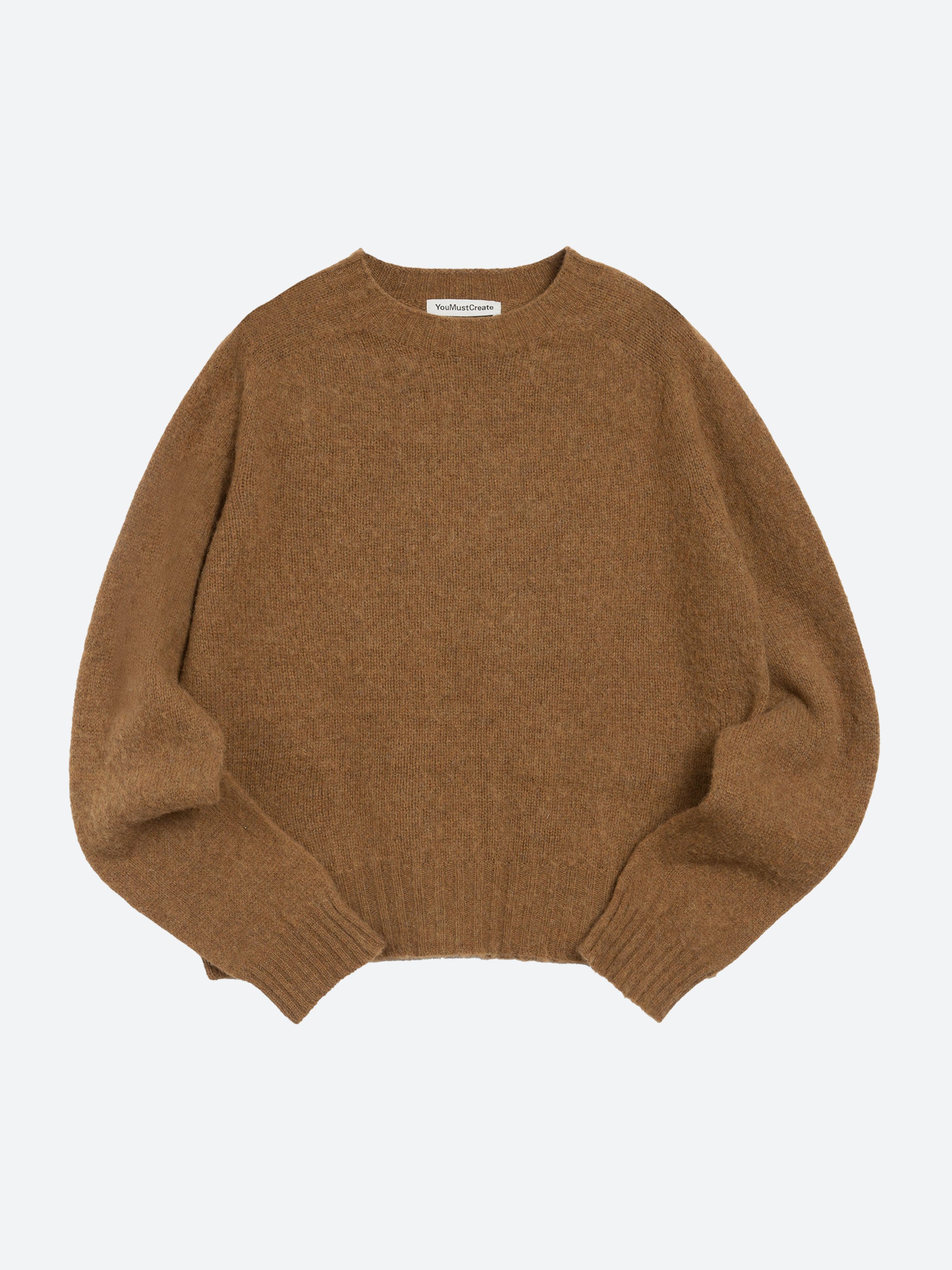 YMC - Earth Jets Crew Knit in Natural – gravitypope