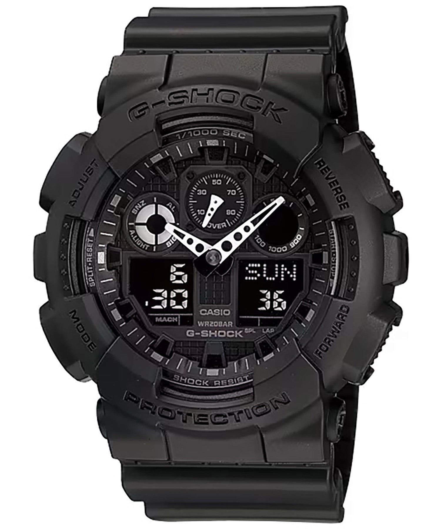 Casio G-Shock Tactical XL 52mm Analog/Digital Watch Black