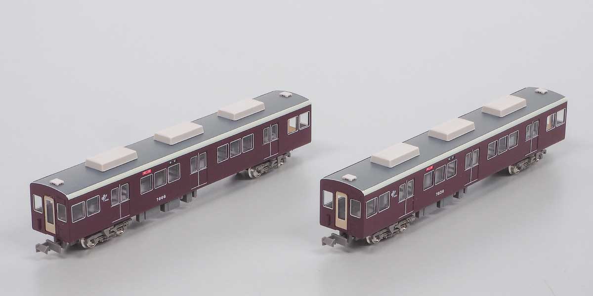 30209＞阪急7000／7300系増結用中間車2両セット（動力無し）｜Nゲージ