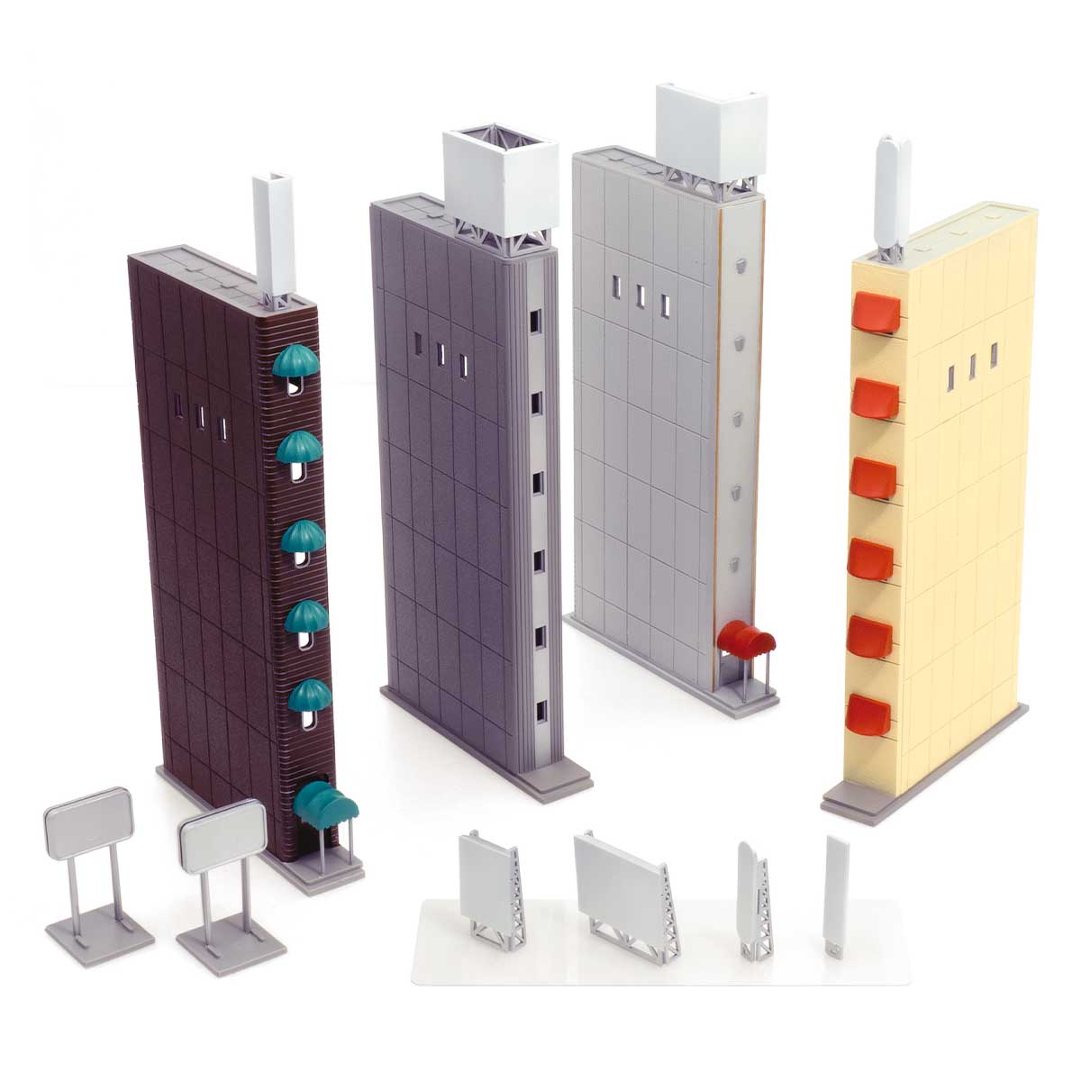 2222＞ビル付属施設（広告塔・階段室部分）（4棟入り