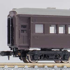 11055＞着色済み オハ35形丸屋根（茶色）｜エコノミーキット｜Nゲージ
