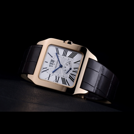 カルティエ(Cartier) サントス デュモン カレンダー&パワーリザーブ