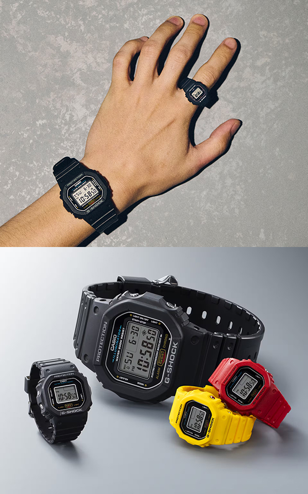 ジーショック(G-SHOCK) 耐衝撃構造と20気圧防水を歴代最小サイズで実現