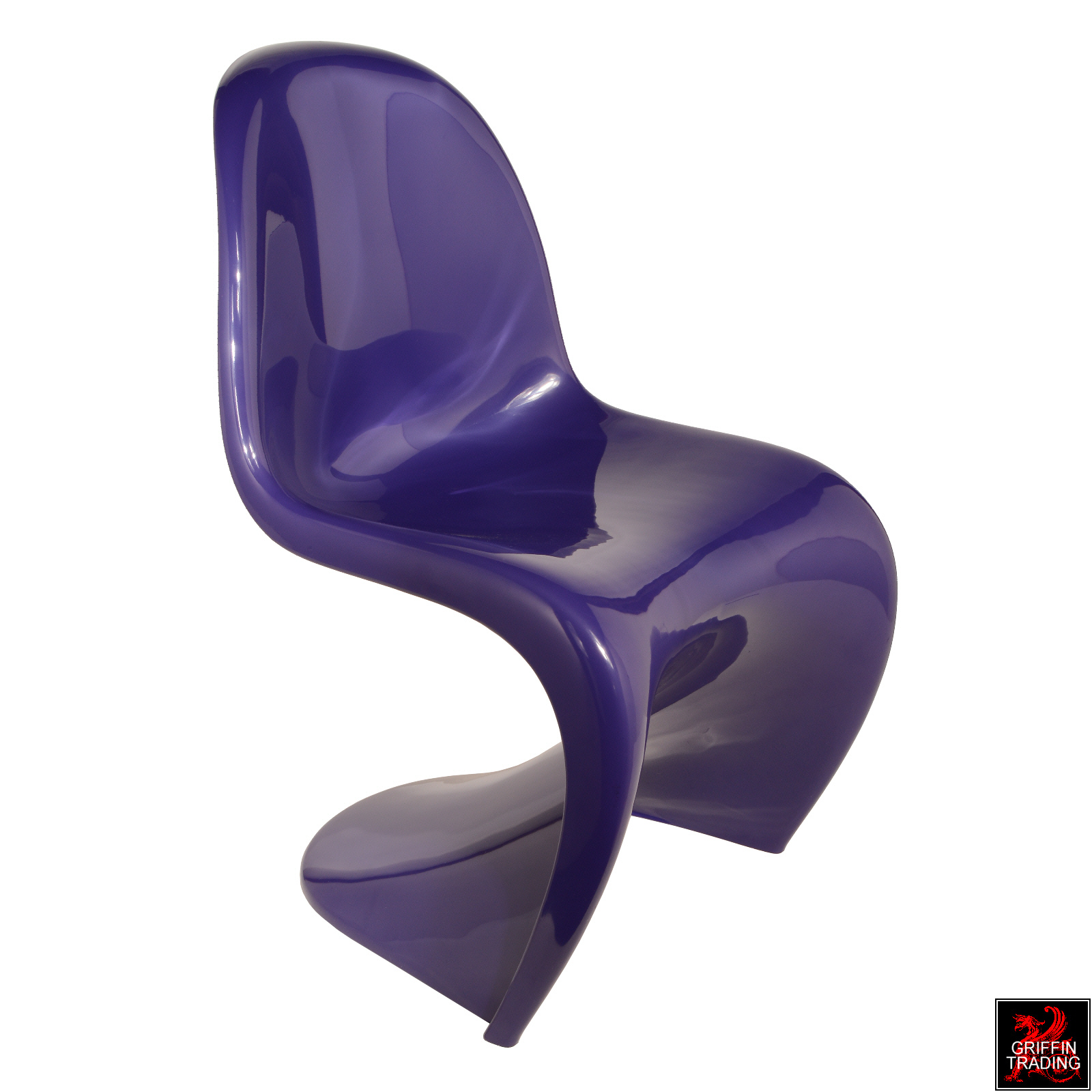 Purple Verner Panton S-Chair - Griffin Trading | Dallas