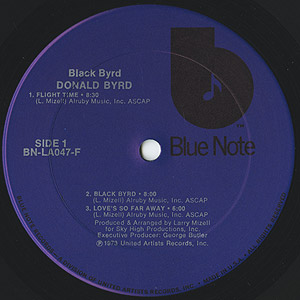 Donald Byrd / Black Byrd(LP) / Blue Note 1973 USオリジナル EX/EX