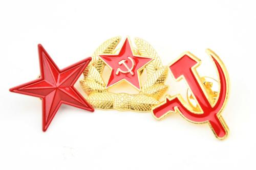 SFBC ONLINE SHOP / レプリカ ピンバッジ ソ連&赤色タイプ 3点セット