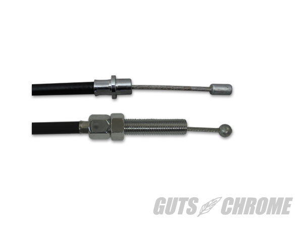 64.6インチ(約164cm) クラッチケーブル 70-84年 FX/FL ブラック