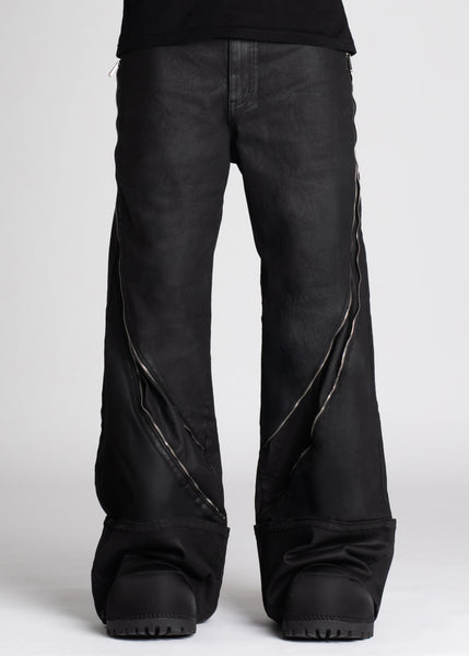 Obsidian Black Waxed Zipper Denim – GUAPI CLOTHING FZ-LLC