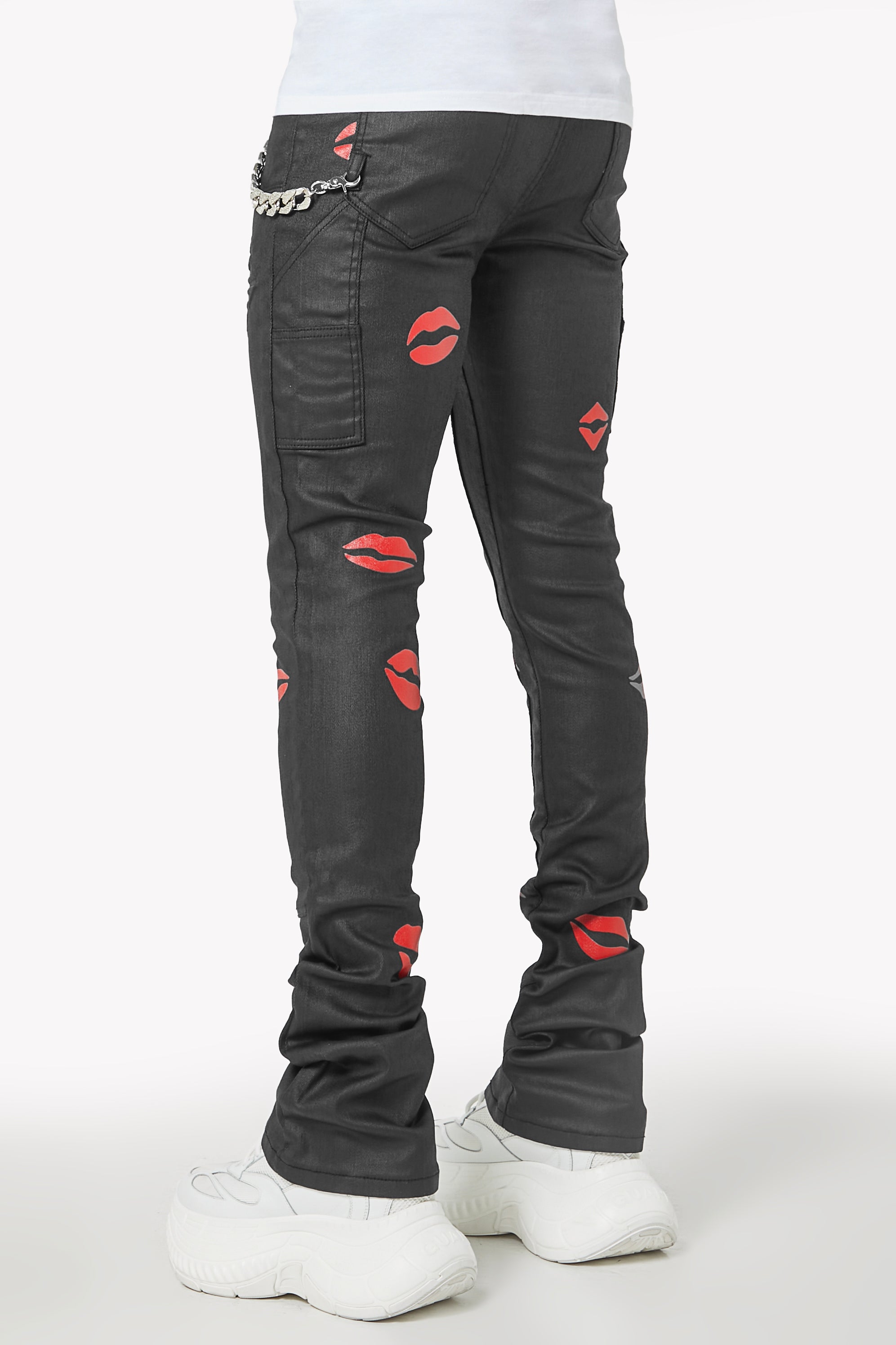 Waxed Kiss Stacked Denim – GUAPI CLOTHING FZ-LLC