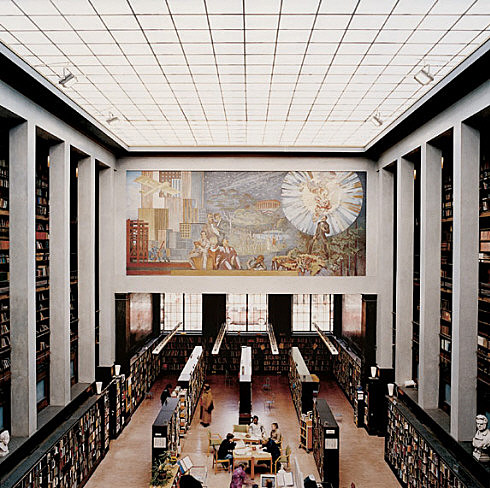 Candida Höfer | Deichmanske Bibliothek Oslo II | The Guggenheim