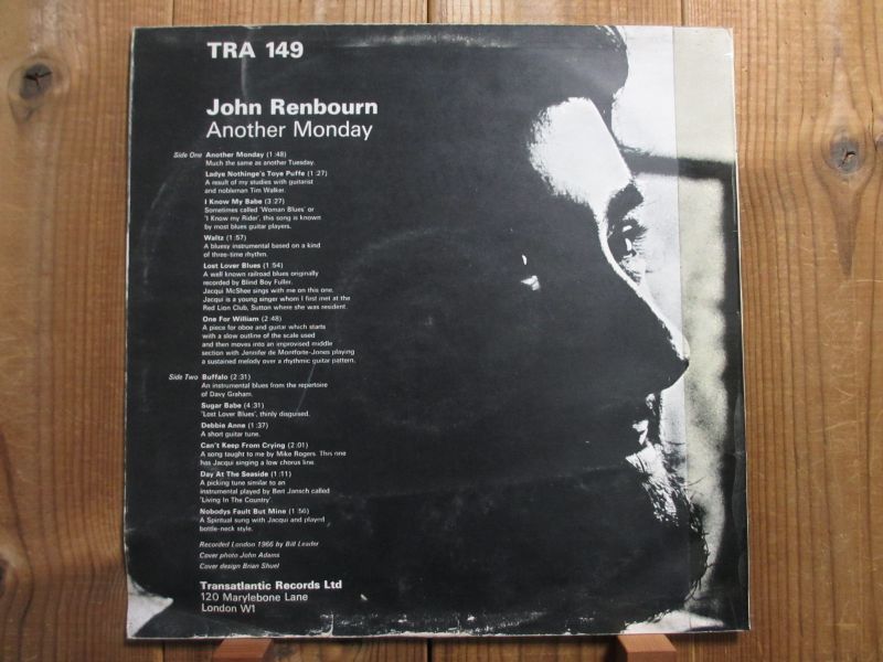 John Renbourn / Another Monday - Guitar Records