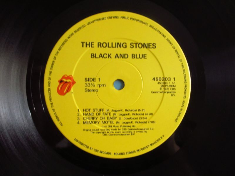 The Rolling Stones / Black And Blue - Guitar Records