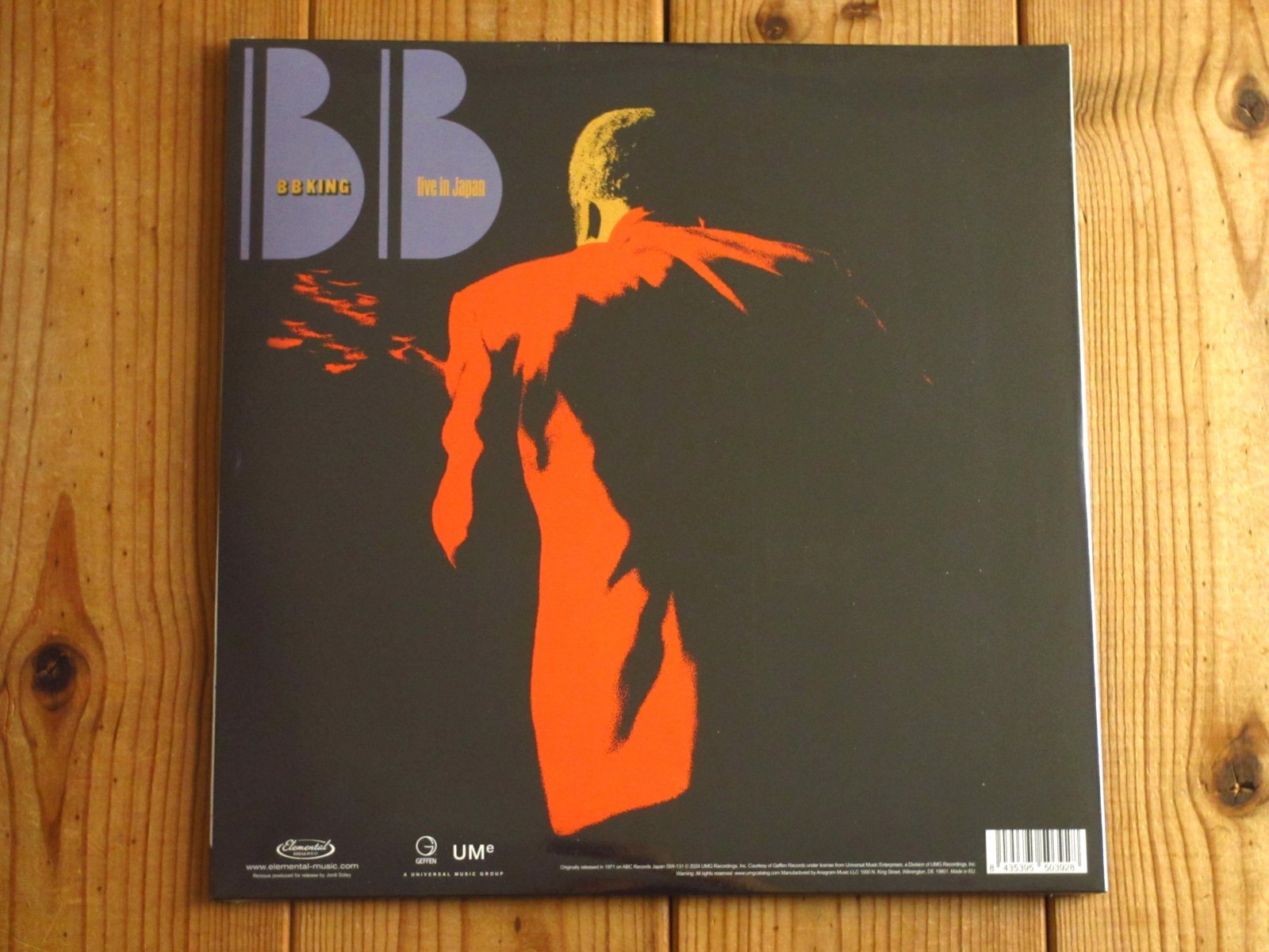 BBキング1971年の日本公演ライブ盤がアナログ盤で入荷！□B.B. King