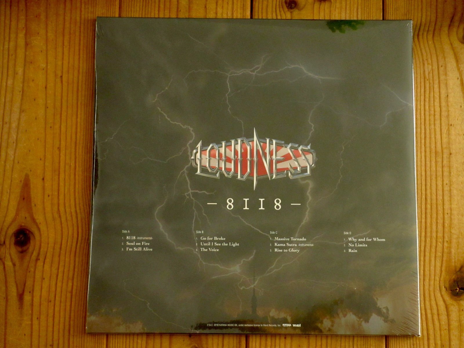 500セット限定盤！ラウドネスの2018年作がアナログ盤で入荷