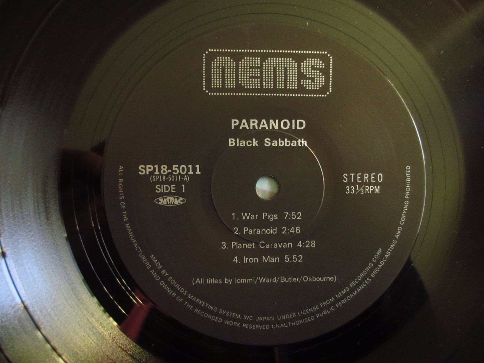 Black Sabbath / Paranoid - Guitar Records