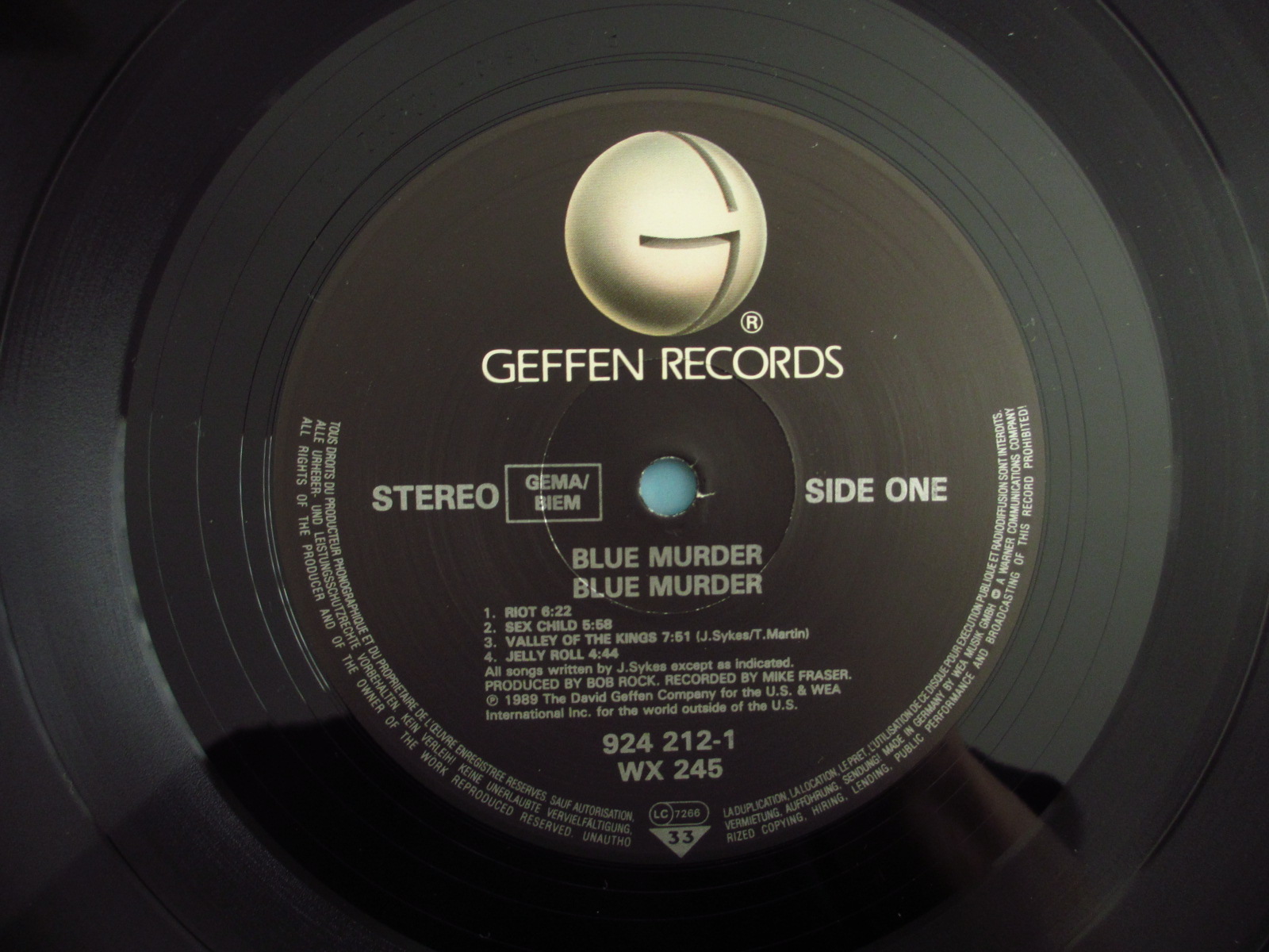 Blue Murder / Blue Murder - Guitar Records