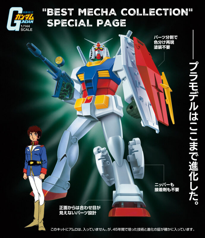 新商品紹介】ベストメカコレクション 1/144 RX-78-2 ガンダム (REVIVAL