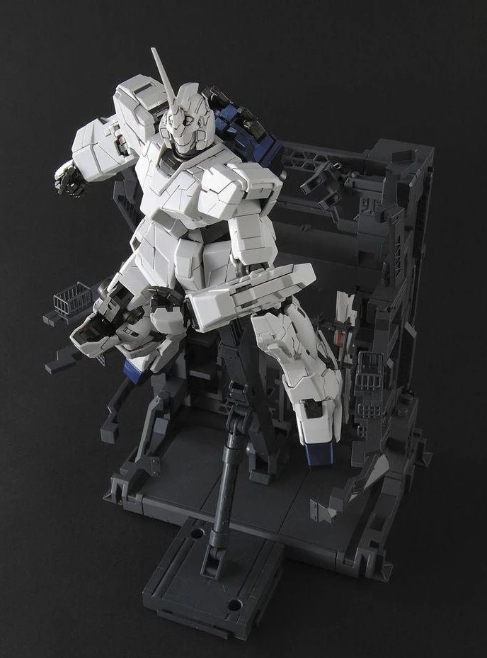 MG RX-0 Unicorn Gundam HD Color + MS Cage - GundamPros